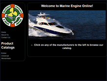 Tablet Screenshot of marineengineonline.com